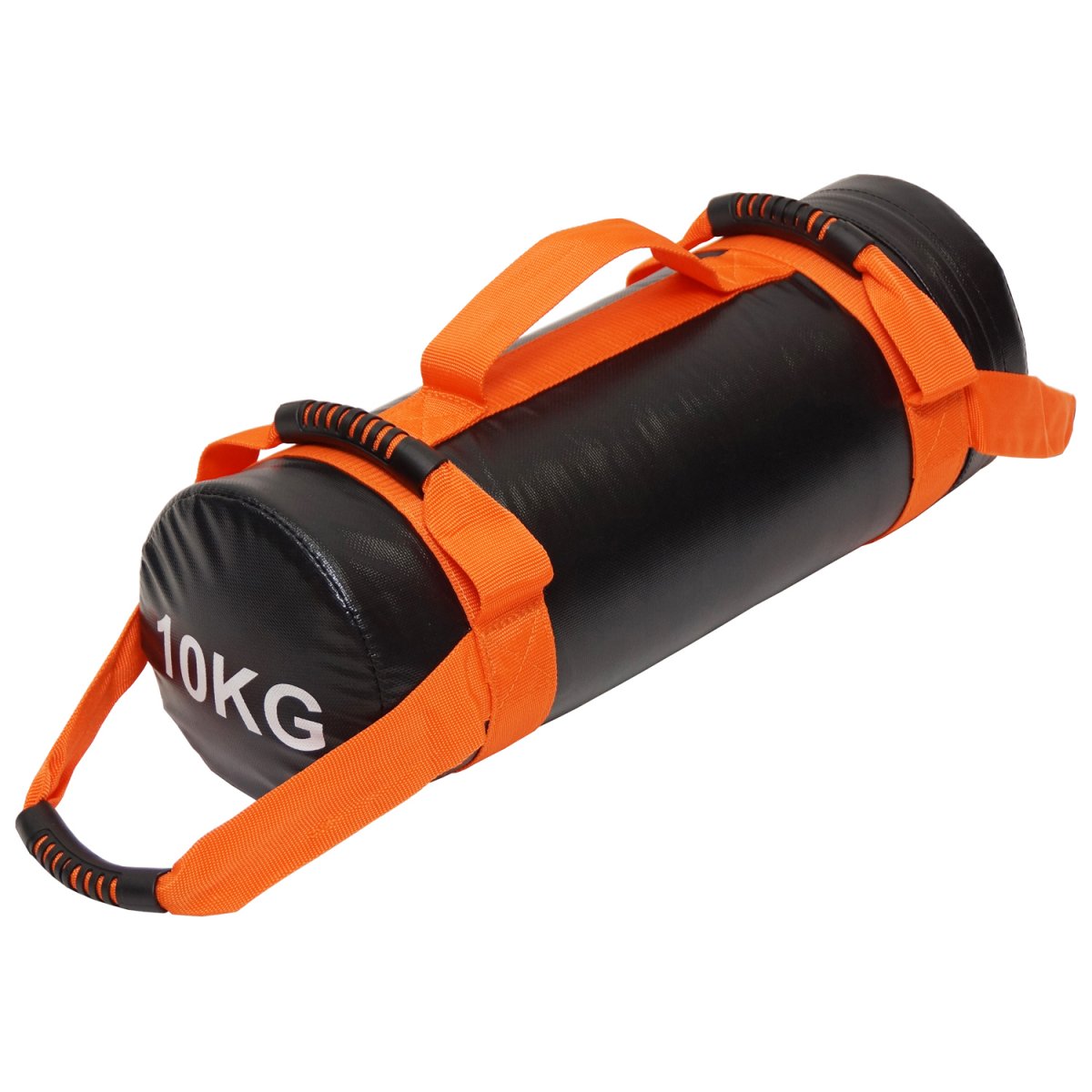 Sac De Sable D'entraînement Power Bag Réglable - Toile Noire, 0-10 Kg, Avec Poignées, Pour Musculation Fonctionnelle